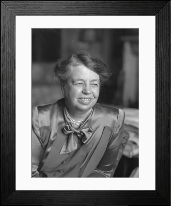 Framed Print : Portrait of Eleanor Roosevelt Framed Print : Portrait of Eleanor Roosevelt