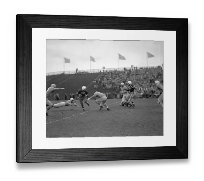 Framed Print : Football Players in Action Framed Print : Football Players in Action