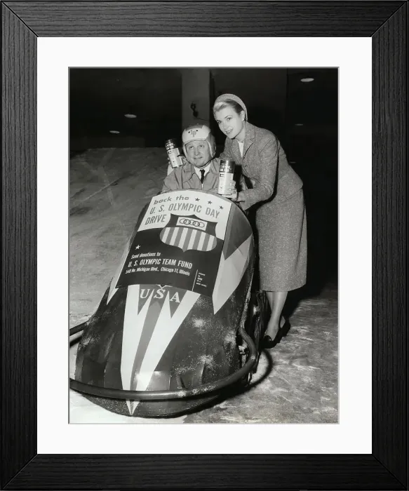 Framed Print : Grace Kelly Raising Funds for US Olympic Team Framed Print : Grace Kelly Raising Funds for US Olympic Team