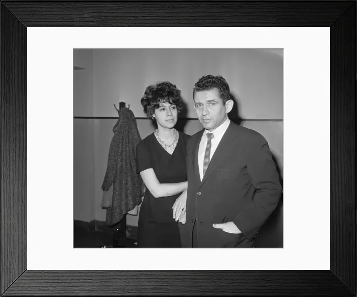 Framed Print : Portrait of Norman and Adele Mailer Framed Print : Portrait of Norman and Adele Mailer
