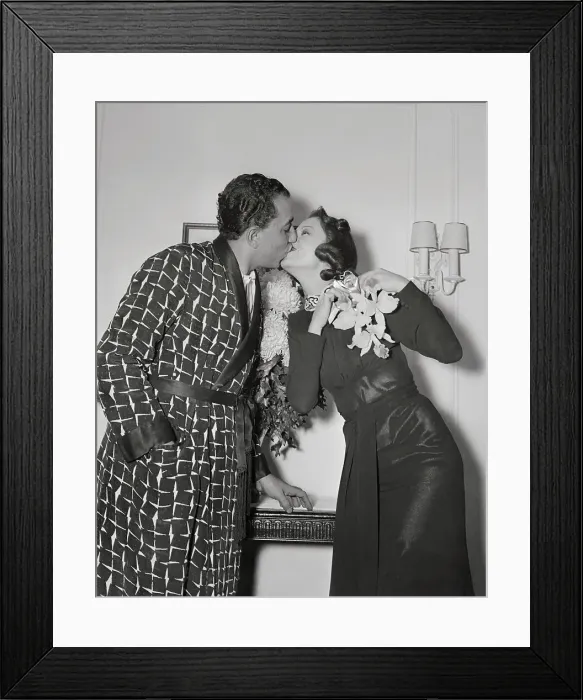 Framed Print : Trumpeter Louis Prima and Wife Alma Rose