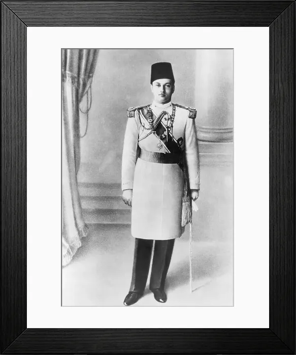 Framed Print : King Farouk Of Egypt Framed Print : King Farouk Of Egypt