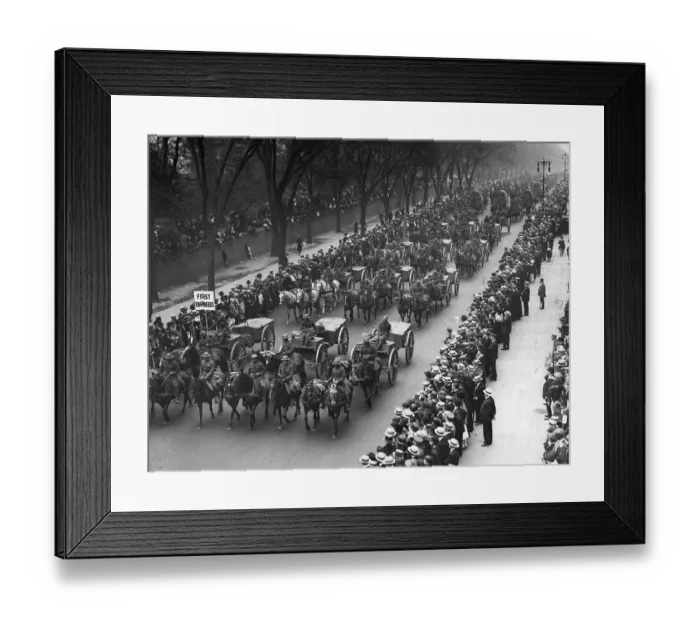 Framed Print : The First Engineers Parade Framed Print : The First Engineers Parade
