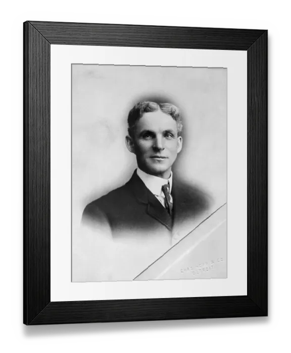 Framed Print : Early Portrait of Henry Ford Framed Print : Early Portrait of Henry Ford