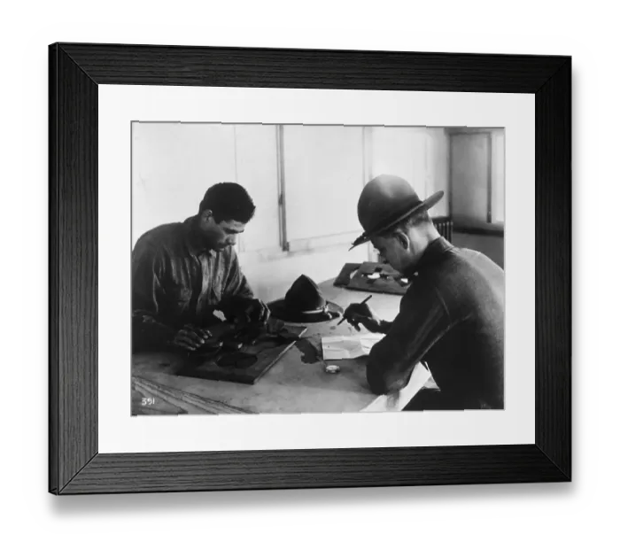 Framed Print : Administering Intelligence Test / WWI Framed Print : Administering Intelligence Test / WWI