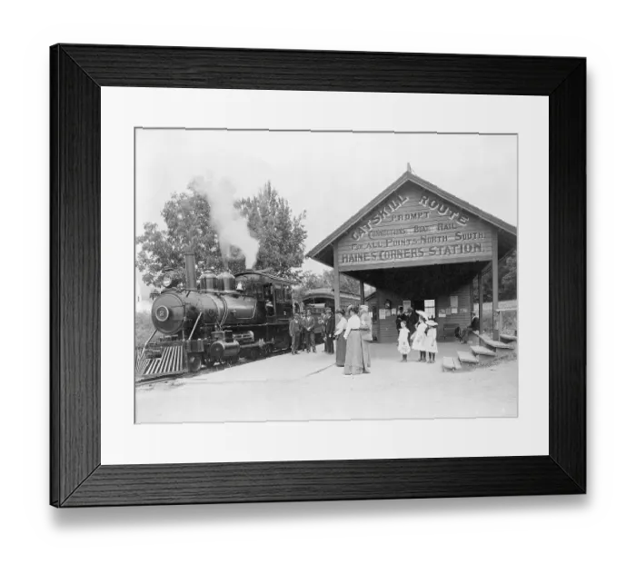 Framed Print : Kaaterskill Railway / Railroad Station Framed Print : Kaaterskill Railway / Railroad Station