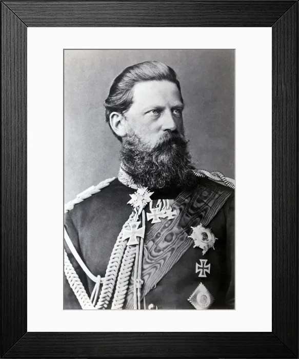Framed Print : Friedrich III of Prussia Portrait