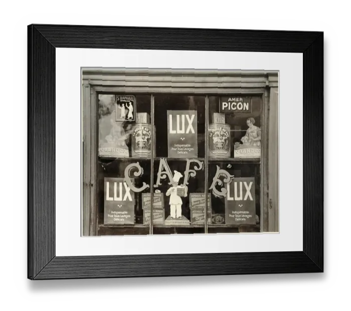 Framed Print : View Through French Shop Window