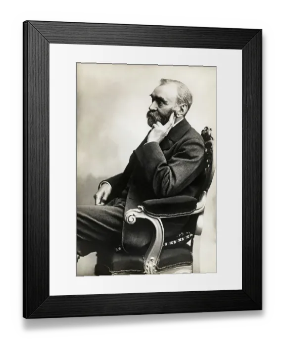 Framed Print : Alfred Nobel Framed Print : Alfred Nobel