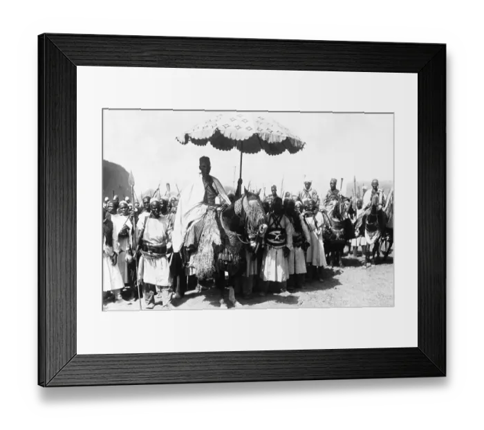 Framed Print : Sultan W / Attendants, On Horseback Framed Print : Sultan W / Attendants, On Horseback