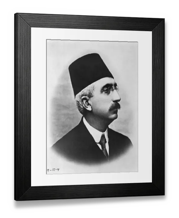 Framed Print : Portrait Sultan Mohammed VI W / Fez Framed Print : Portrait Sultan Mohammed VI W / Fez