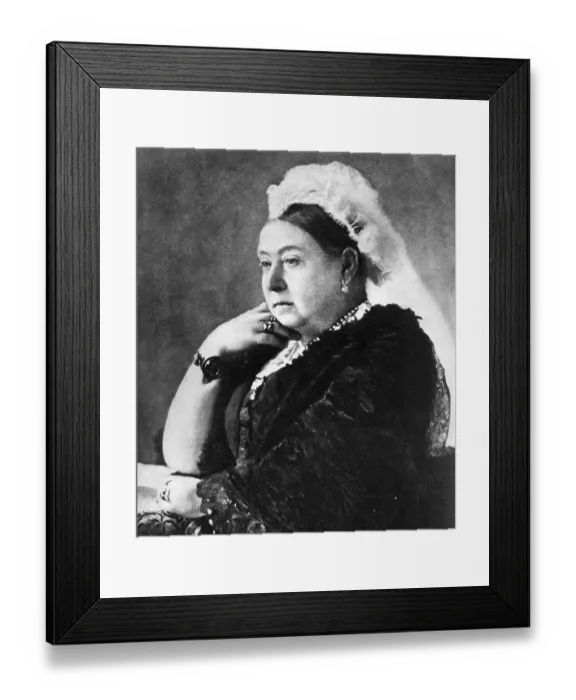 Framed Print : Queen Victoria Seen In Lighter Mood Framed Print : Queen Victoria Seen In Lighter Mood