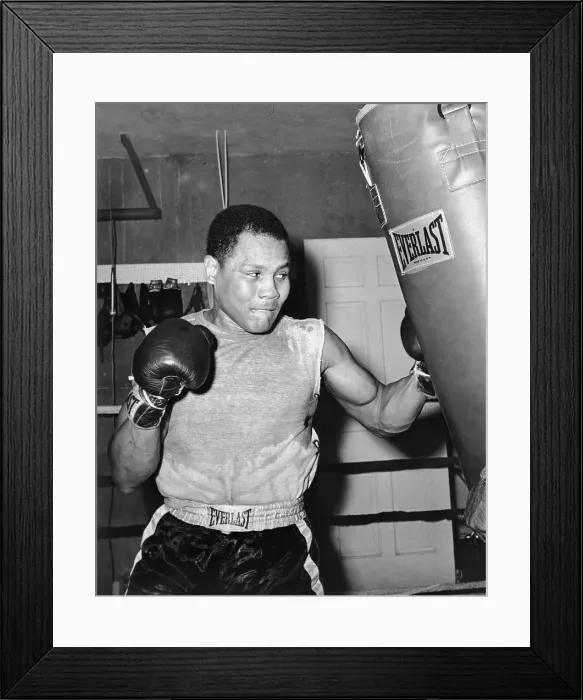 Framed Print : Jose Torres Working Out W / Punching Bags Framed Print : Jose Torres Working Out W / Punching Bags