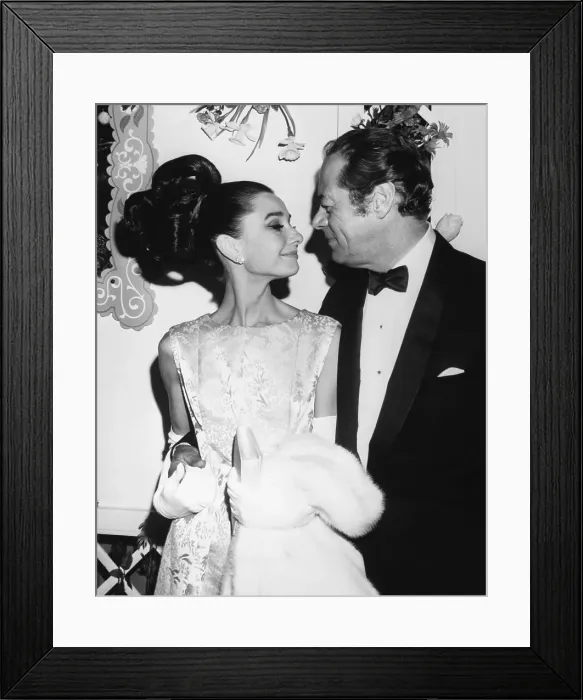 Framed Print : Audrey Hepburn & Rex Harrison @ Premiere Framed Print : Audrey Hepburn & Rex Harrison @ Premiere
