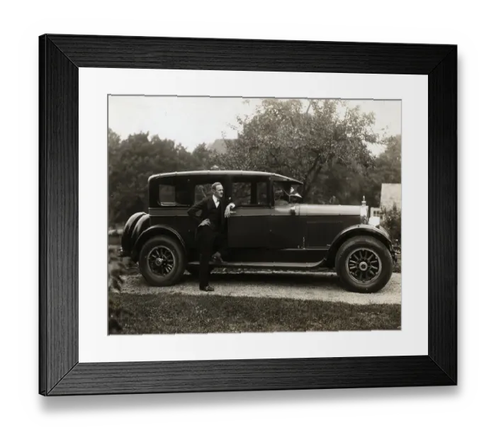 Framed Print : Cartoonist Fontaine Fox By His Marmon Framed Print : Cartoonist Fontaine Fox By His Marmon