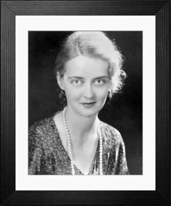 Framed Print : Bette Davis At The Age Of 16 Framed Print : Bette Davis At The Age Of 16
