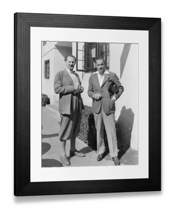 Framed Print : Barrymore Brothers Standing W / Cigarette Framed Print : Barrymore Brothers Standing W / Cigarette