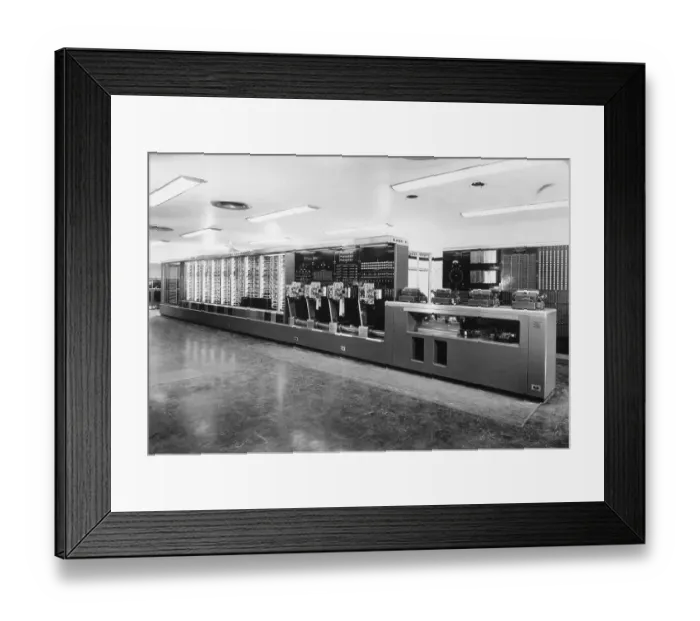 Framed Print : IBM Mark I Calculator Framed Print : IBM Mark I Calculator