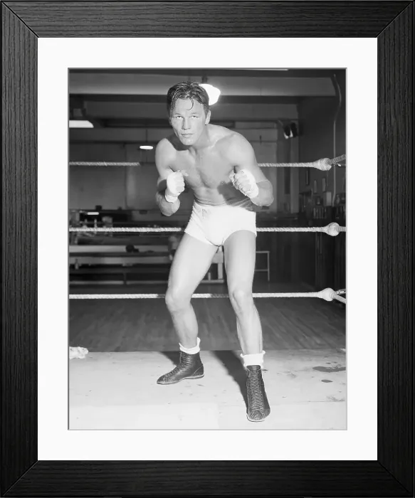 Framed Print : Tony Zale, Portrait Framed Print : Tony Zale, Portrait