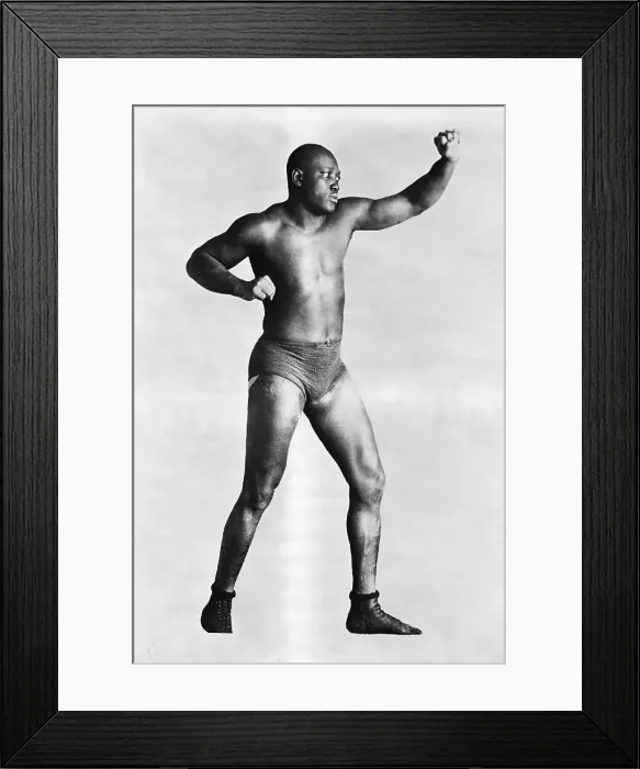Framed Print : Full Length Photo Of Jack Johnson Framed Print : Full Length Photo Of Jack Johnson