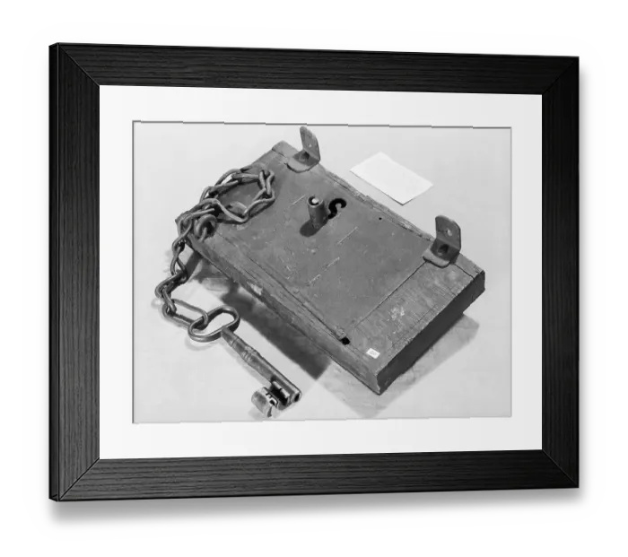 Framed Print : 17Th Century Lock And Key Framed Print : 17Th Century Lock And Key