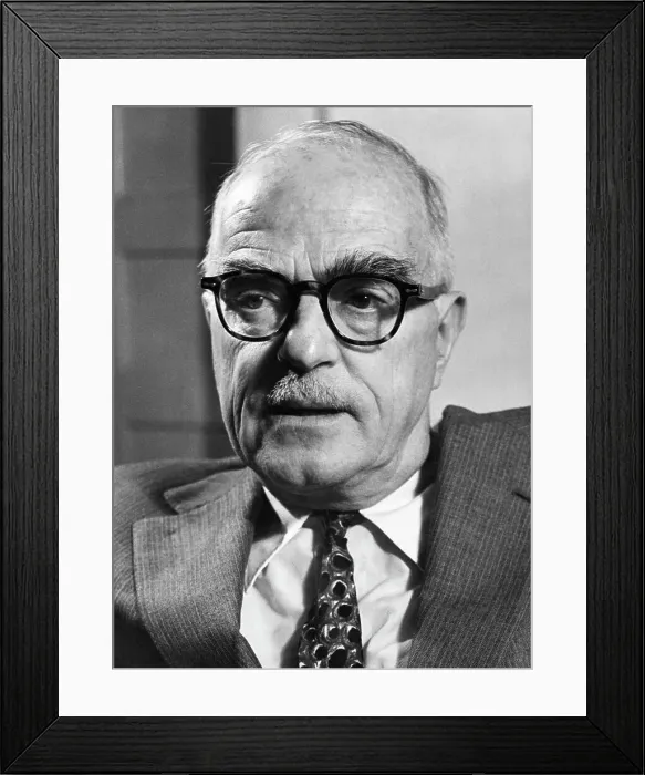 Framed Print : Thornton Niven Wilder In Close Up Framed Print : Thornton Niven Wilder In Close Up