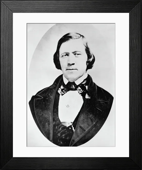 Framed Print : Portrait Brigham Young Full Face Photo Framed Print : Portrait Brigham Young Full Face Photo