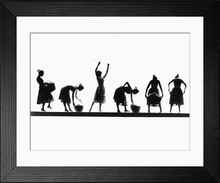 Framed Print : Woman Hanging Wash To Dry Framed Print : Woman Hanging Wash To Dry