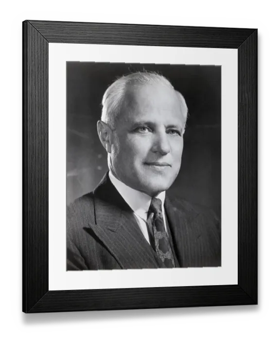 Framed Print : Headshoulders Portrait Of Karl Compton Framed Print : Headshoulders Portrait Of Karl Compton