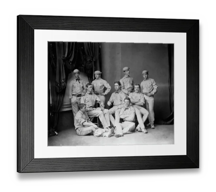 Framed Print : Portrait Of Harvard Football Team, 1875 Framed Print : Portrait Of Harvard Football Team, 1875