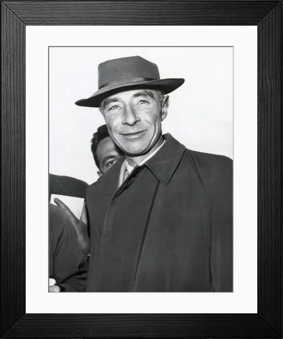Framed Print : Dr, Oppenheimer At Airport In Paris Framed Print : Dr, Oppenheimer At Airport In Paris
