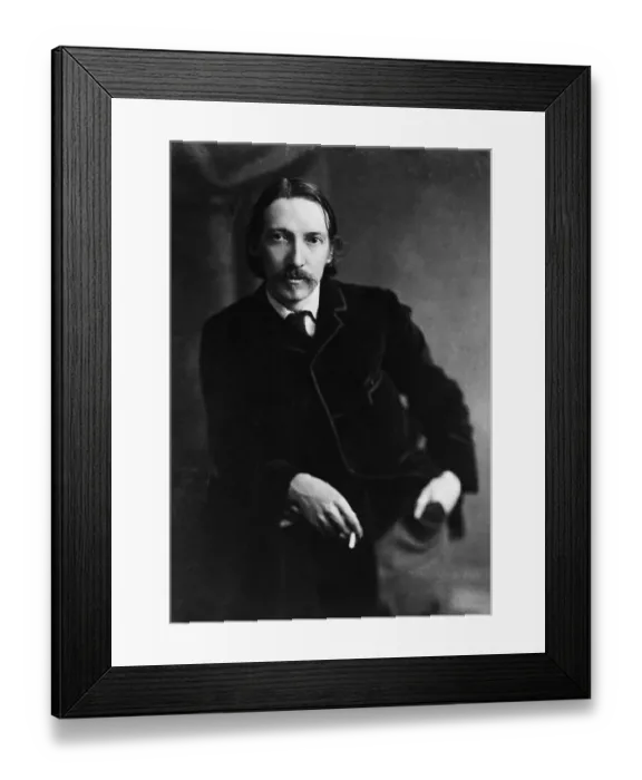 Framed Print : Writer Robert Louis Stevenson Framed Print : Writer Robert Louis Stevenson
