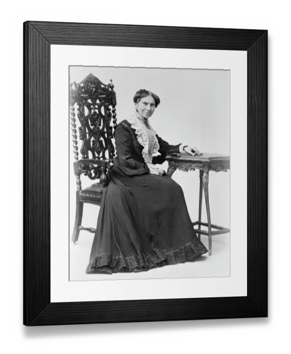 Framed Print : Founder of the Red Cross, Clara Barton Framed Print : Founder of the Red Cross, Clara Barton