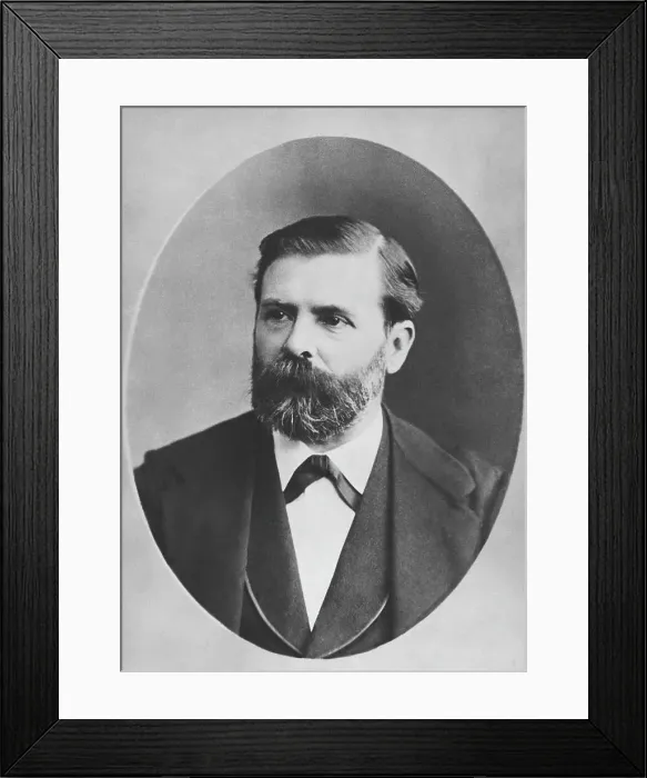 Framed Print : Etienne-Jules Marey Headshoulders Oval Framed Print : Etienne-Jules Marey Headshoulders Oval
