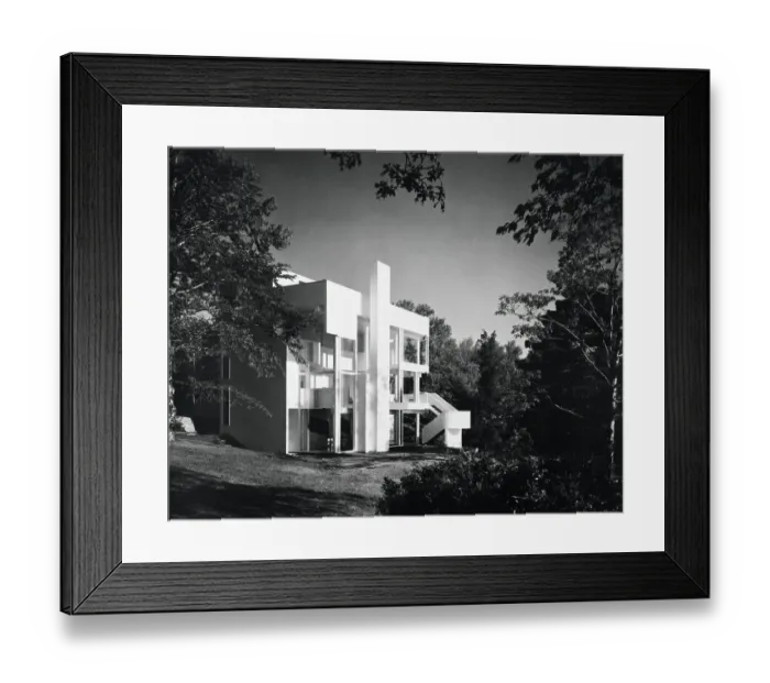 Framed Print : Smith House; Interesting Architecturally Framed Print : Smith House; Interesting Architecturally