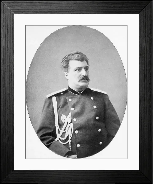 Framed Print : Portrait Of Explorer Nikolai Przhevalski Framed Print : Portrait Of Explorer Nikolai Przhevalski