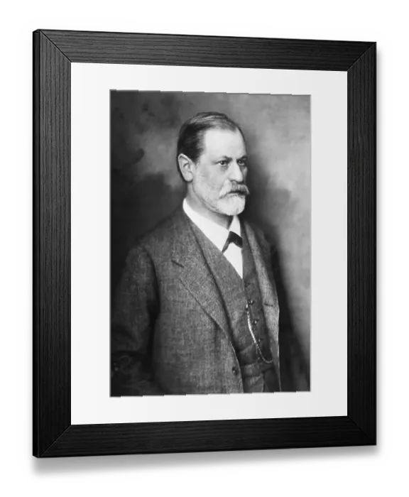 Framed Print : Sigmund Freud Framed Print : Sigmund Freud