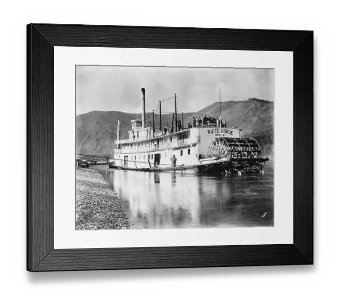 Framed Print : Klondike Goldrush; Steamboat Framed Print : Klondike Goldrush; Steamboat