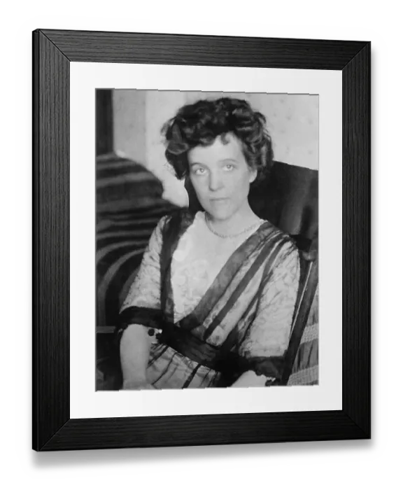 Framed Print : Portrait of Author Zona Gale Framed Print : Portrait of Author Zona Gale