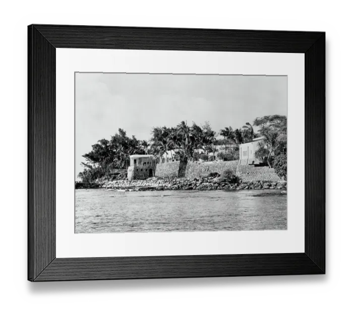 Framed Print : Doris Duke's Hawaiin Home Framed Print : Doris Duke's Hawaiin Home