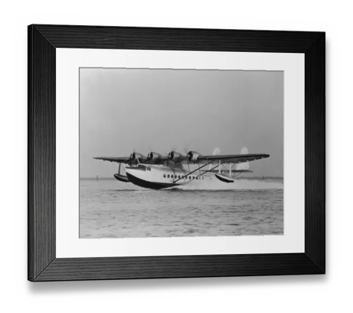 Framed Print : View of Sikorsky Passenger Boat Plane Framed Print : View of Sikorsky Passenger Boat Plane