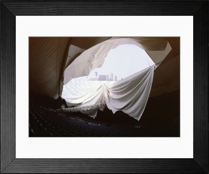 Framed Print : Inside View of Stadium Ceiling Framed Print : Inside View of Stadium Ceiling