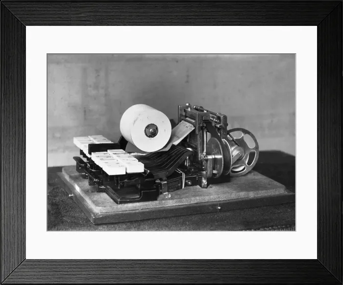 Framed Print : Early Stenograph Machine Framed Print : Early Stenograph Machine