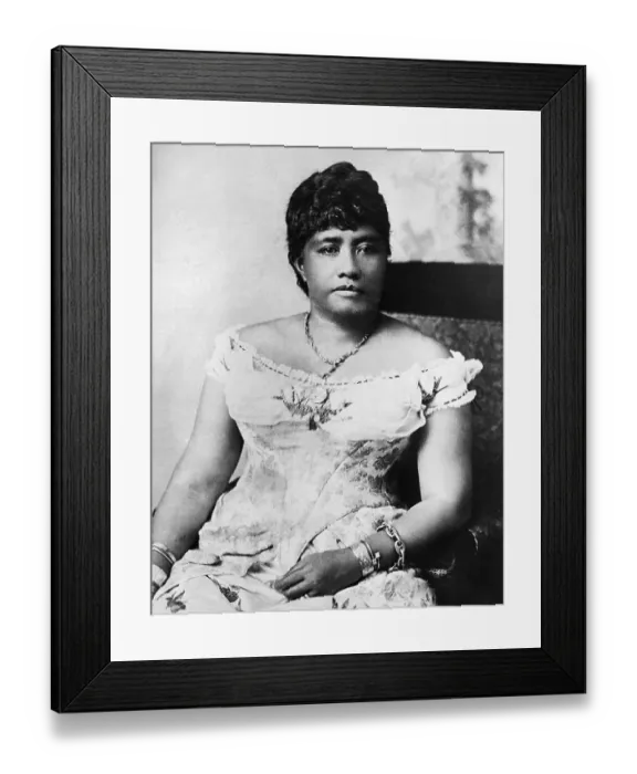 Framed Print : Queen Liluokalani Waist-up Framed Print : Queen Liluokalani Waist-up