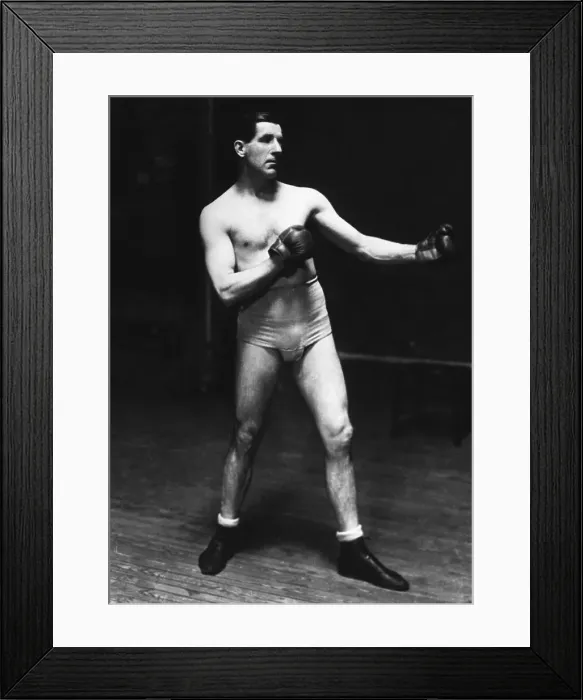 Framed Print : James J. Corbett In Boxing Pose Framed Print : James J. Corbett In Boxing Pose