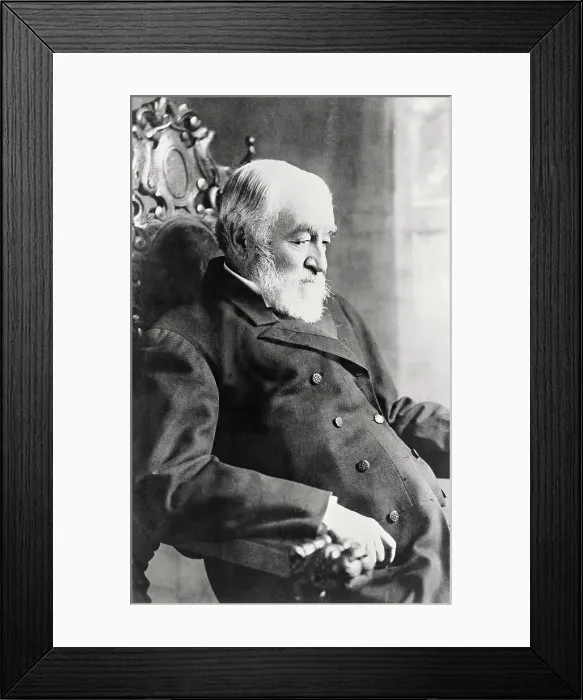 Framed Print : Portrait Of Samuel Pierpont Langley Framed Print : Portrait Of Samuel Pierpont Langley