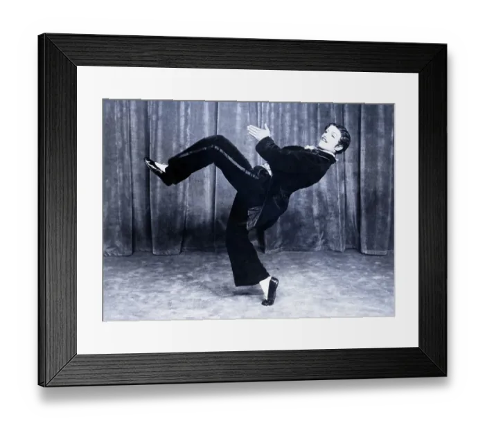 Framed Print : Leonid Massine Does Exaggerated Walk Framed Print : Leonid Massine Does Exaggerated Walk