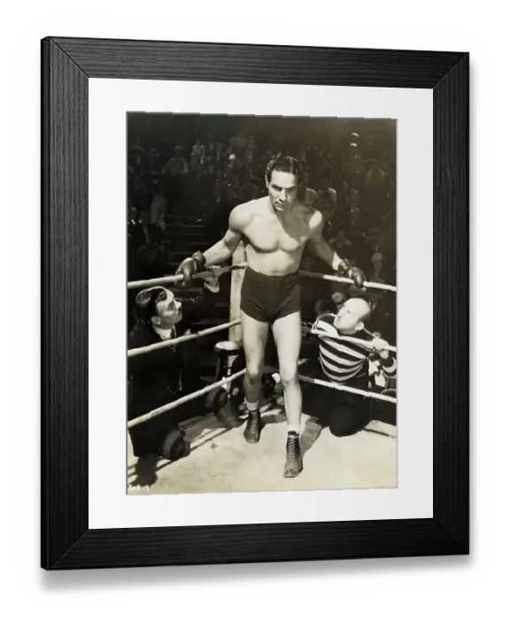 Framed Print : Max Baer In Corner Of Ring (Movie Still)