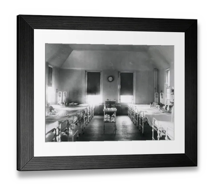 Framed Print : Ward Room in Hospital Framed Print : Ward Room in Hospital