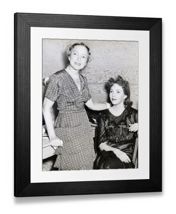 Framed Print : Helen Hayes W / Daughter Mary Macarthur Framed Print : Helen Hayes W / Daughter Mary Macarthur